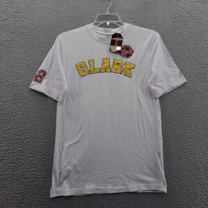 FISLL Indian Fever Caitlin Clark TShirt S/M White Unisex WNBA‎ Short Sleeve NWT
